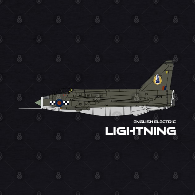 English Electric Lightning (19 Sqd RAF) by BearCaveDesigns